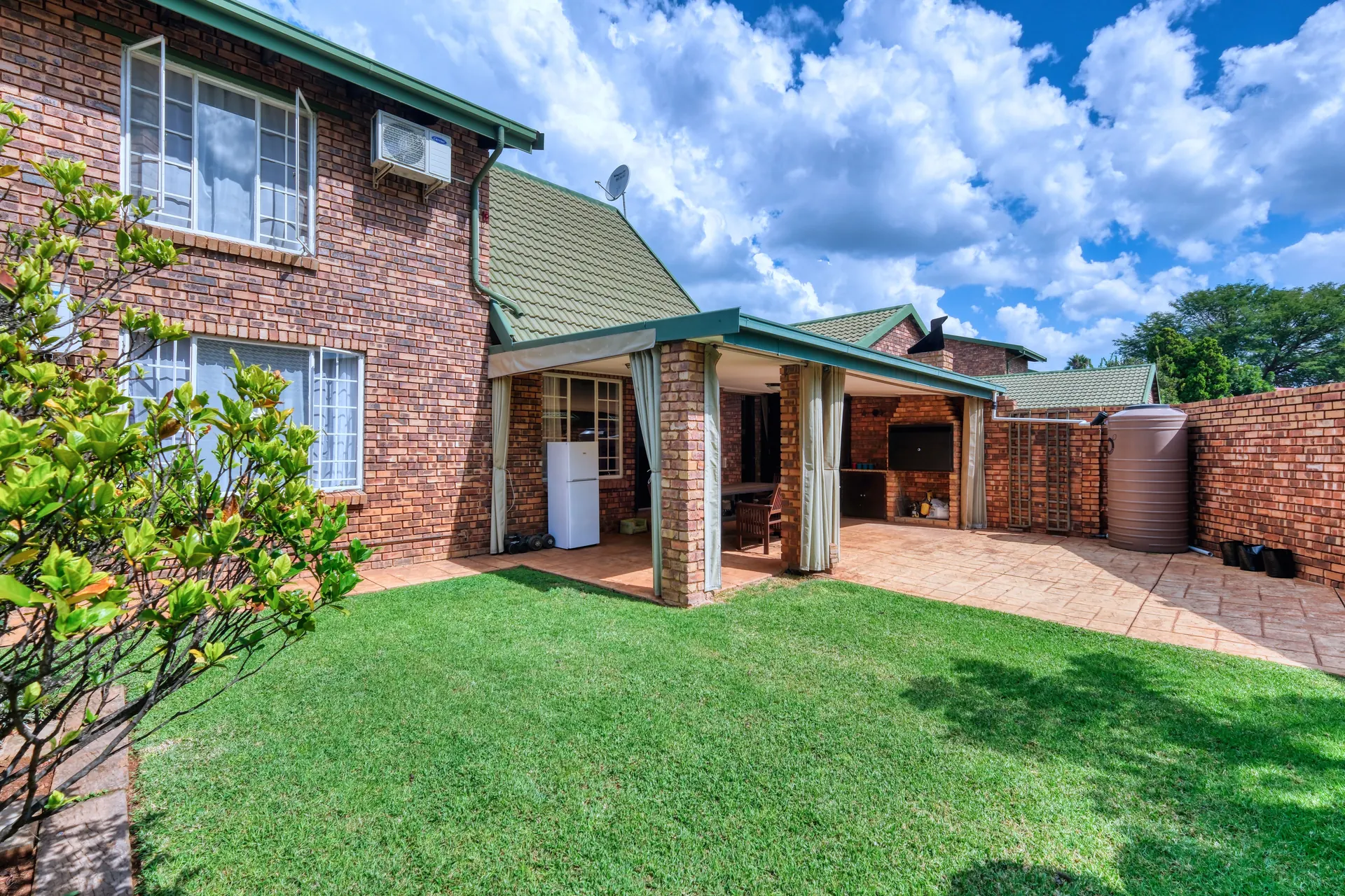 Brick family residence