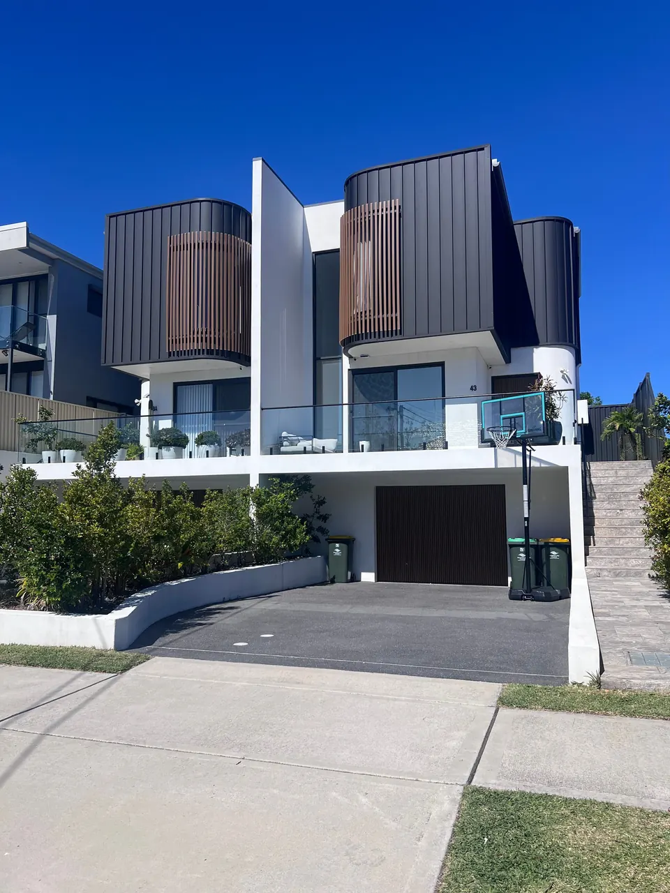 Modern home exterior